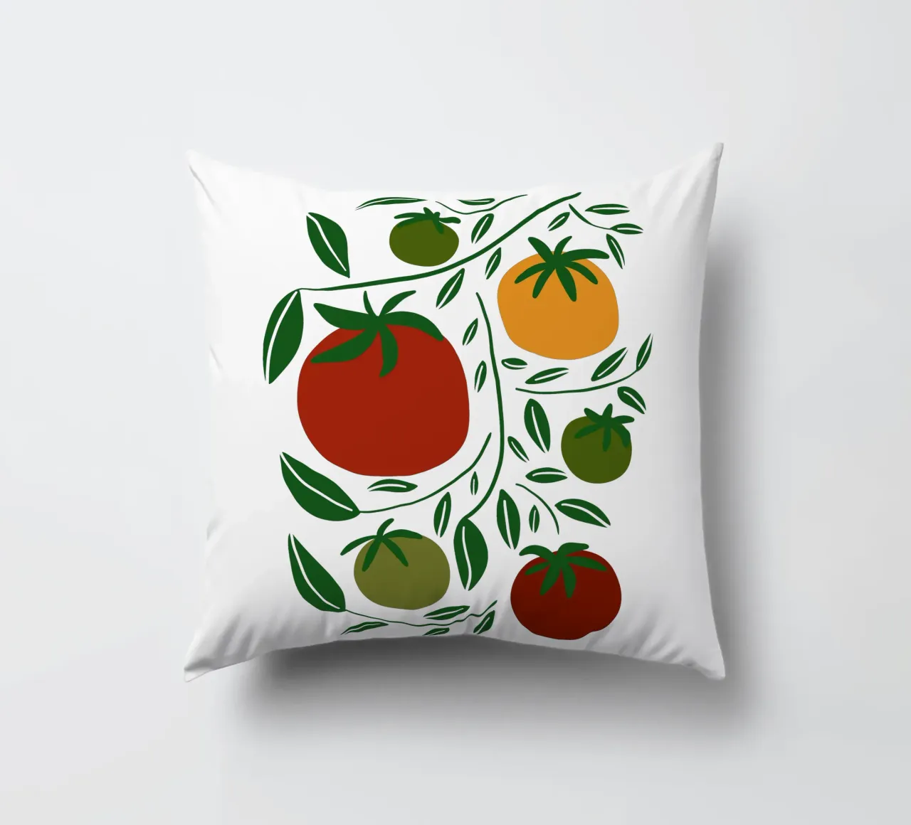 Tomato vibe cuscino da TijanaArtStudio88