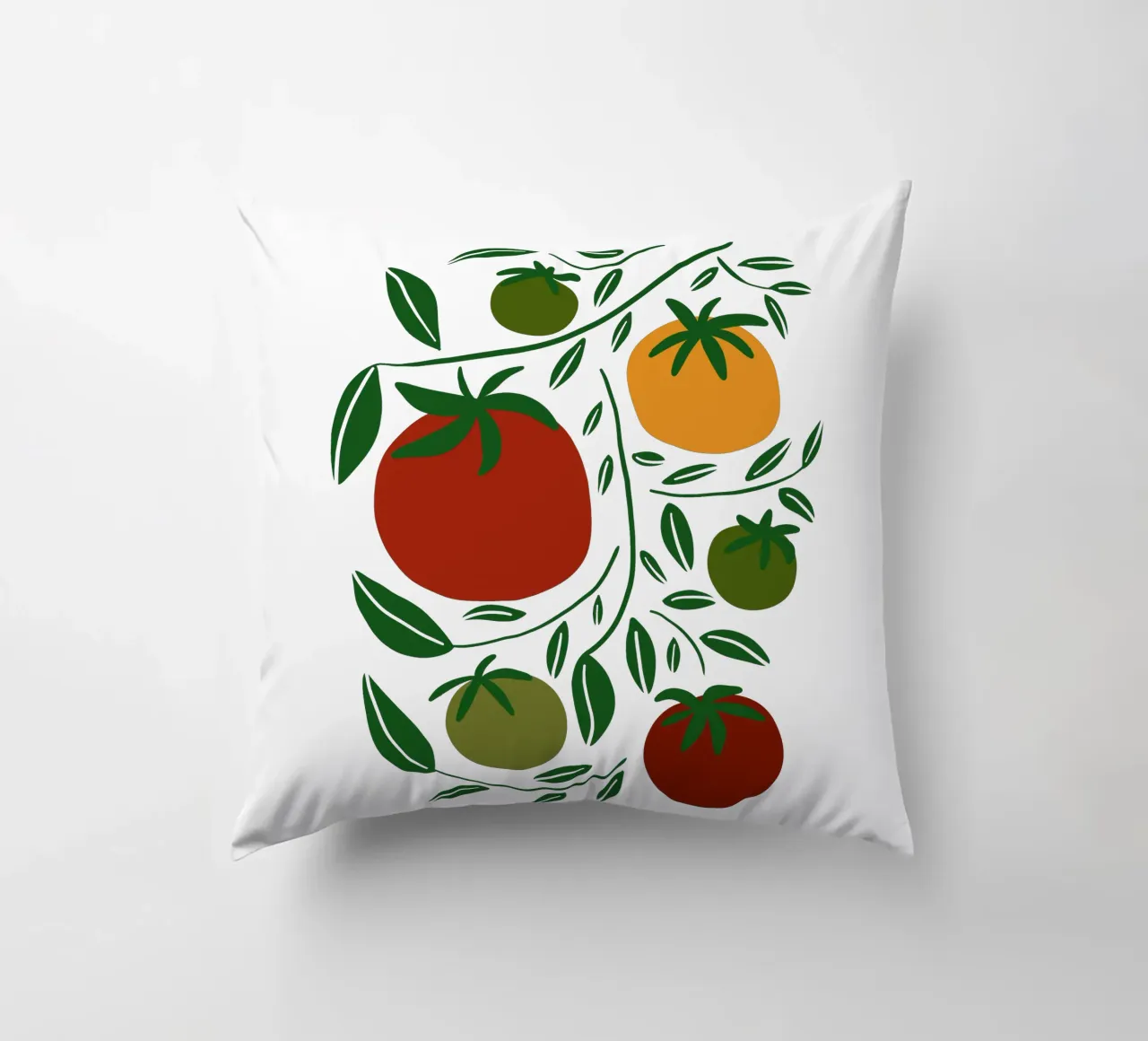 Tomato vibe cuscino da TijanaArtStudio88