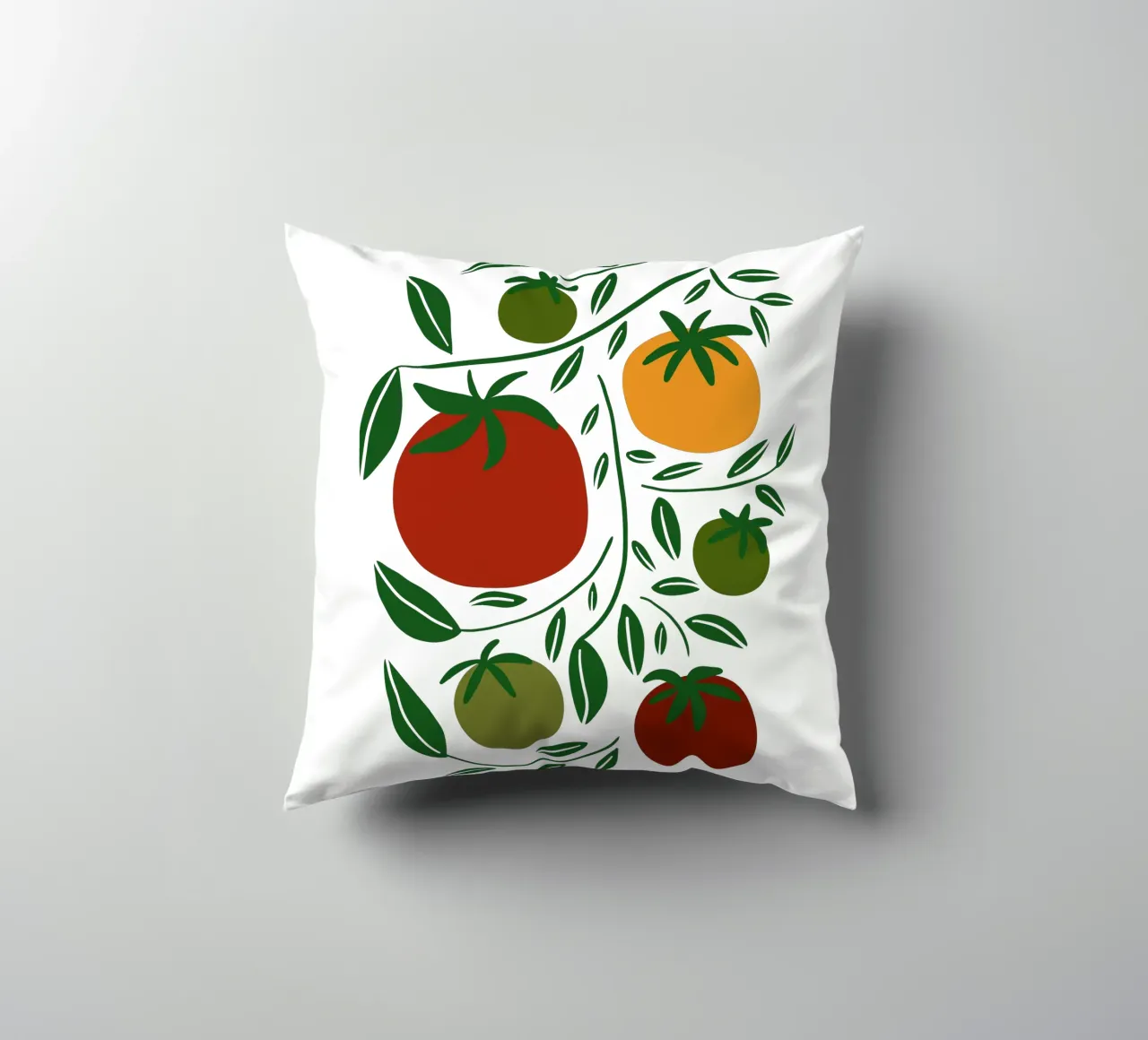 Tomato vibe cuscino da TijanaArtStudio88