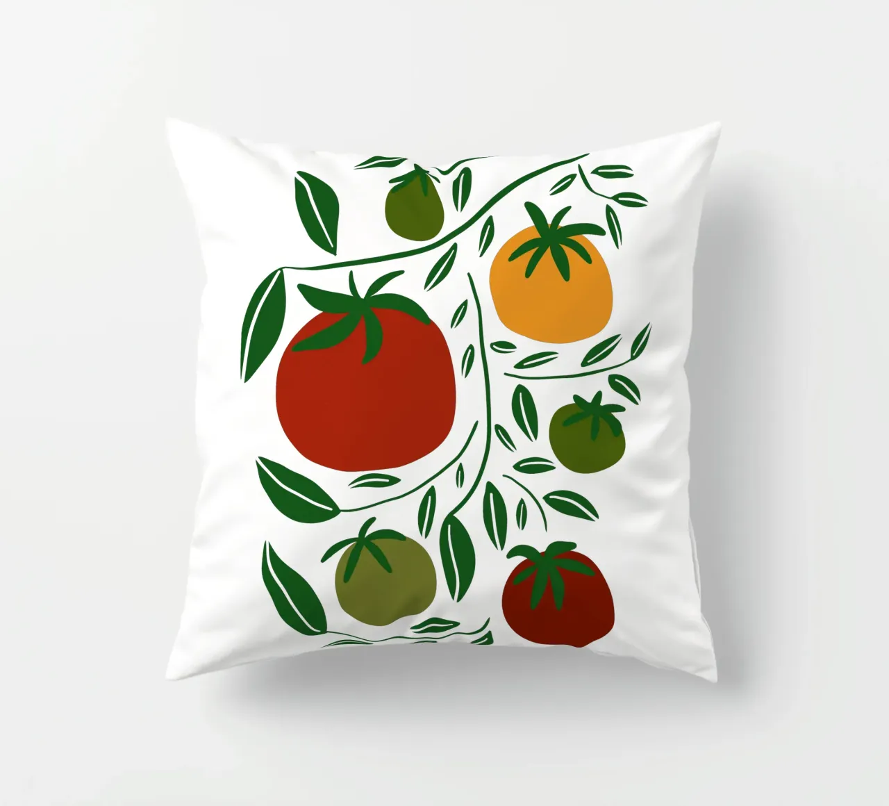 Tomato vibe cuscino da TijanaArtStudio88