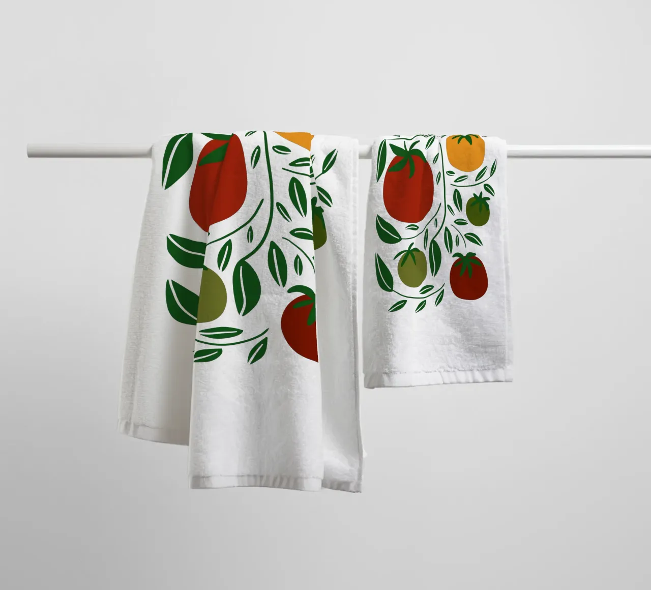 Tomato vibe asciugamano da bagno da TijanaArtStudio88