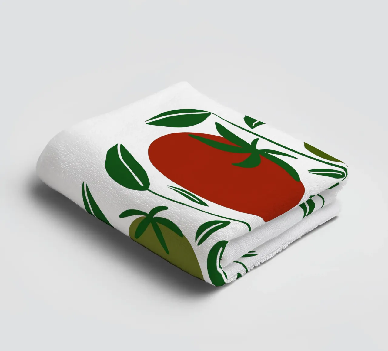 Tomato vibe asciugamano da bagno da TijanaArtStudio88