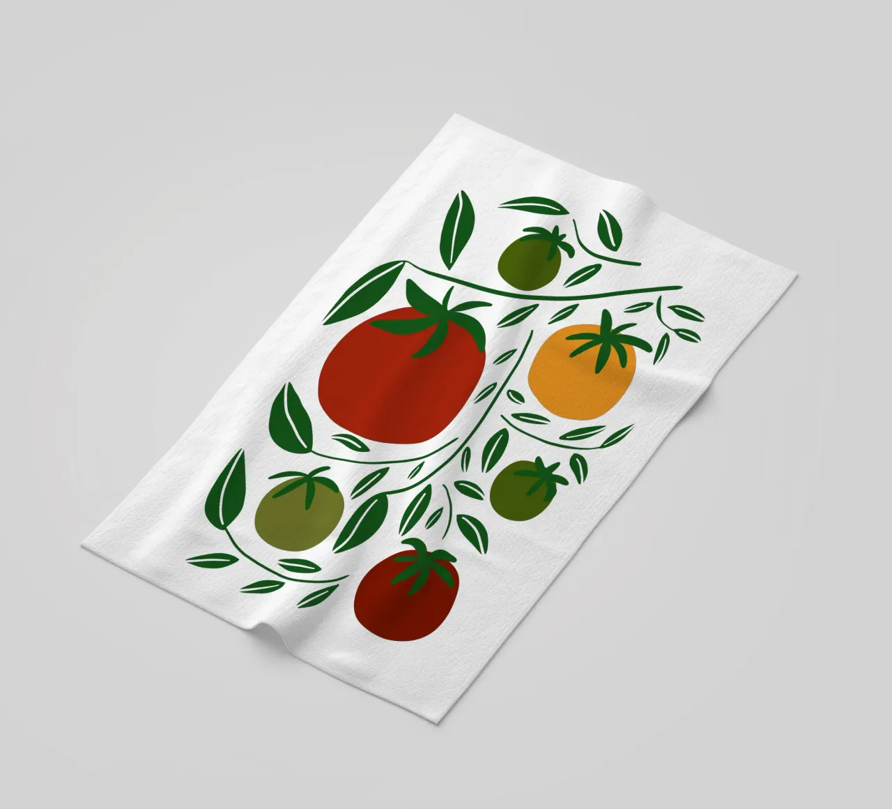 Tomato vibe telo mare da TijanaArtStudio88