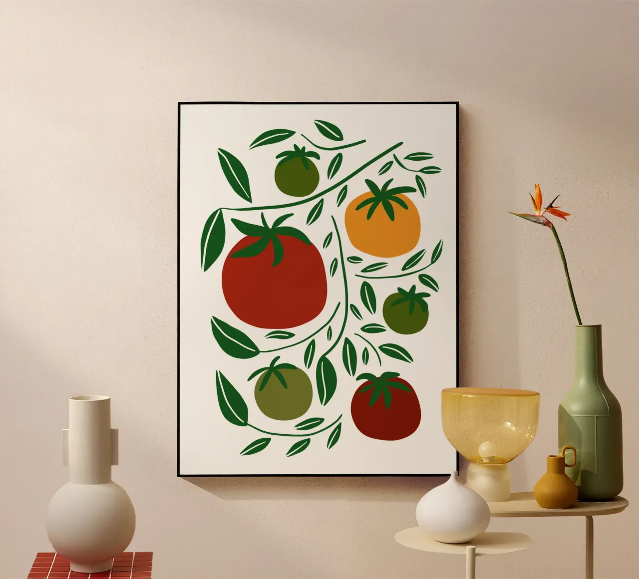 Tomato vibe plexiglass da TijanaArtStudio88