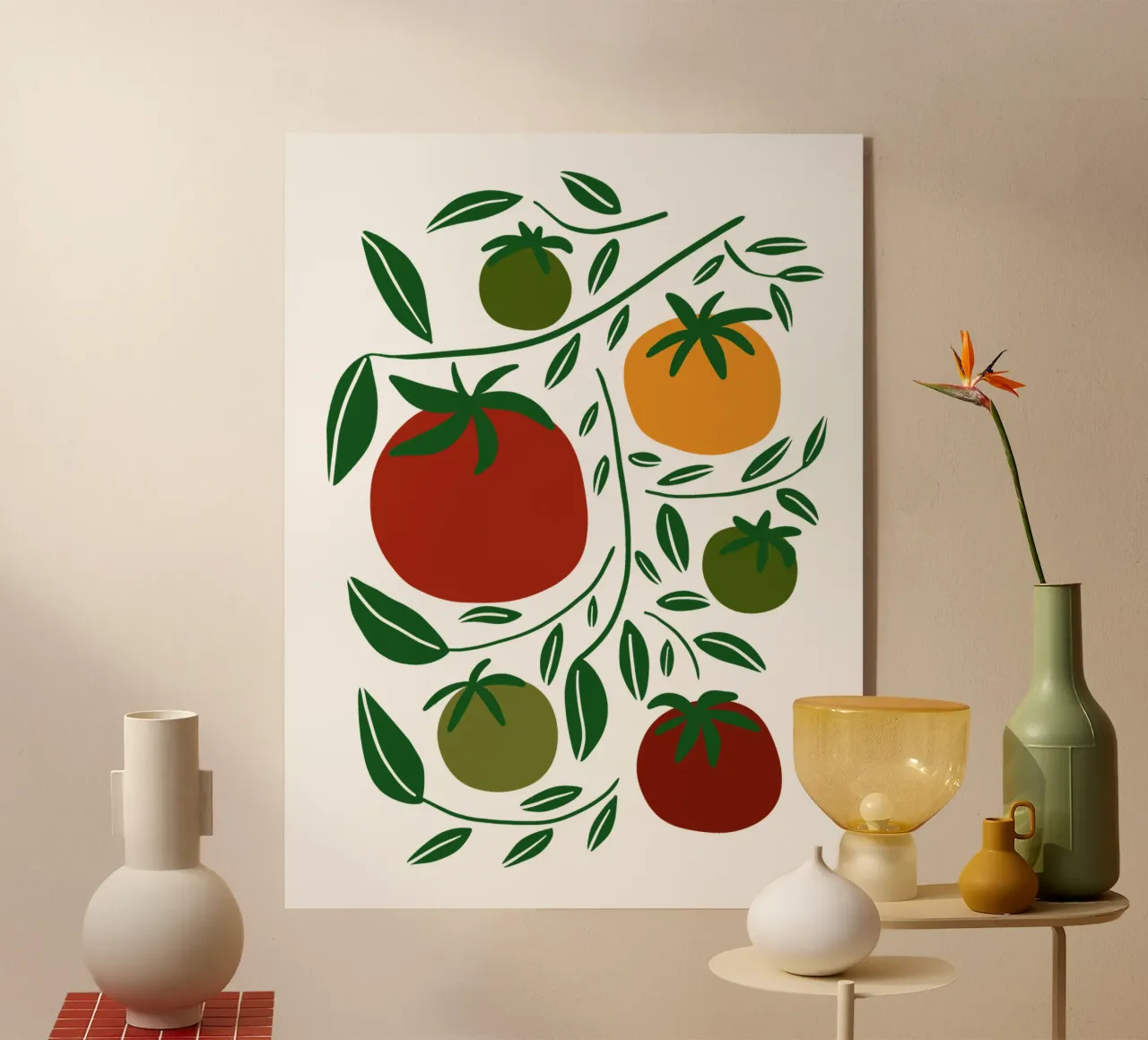 Tomato vibe plexiglass da TijanaArtStudio88