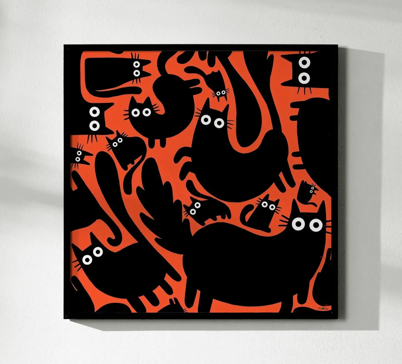 Gatti neri carta hahnemühle da Kaden