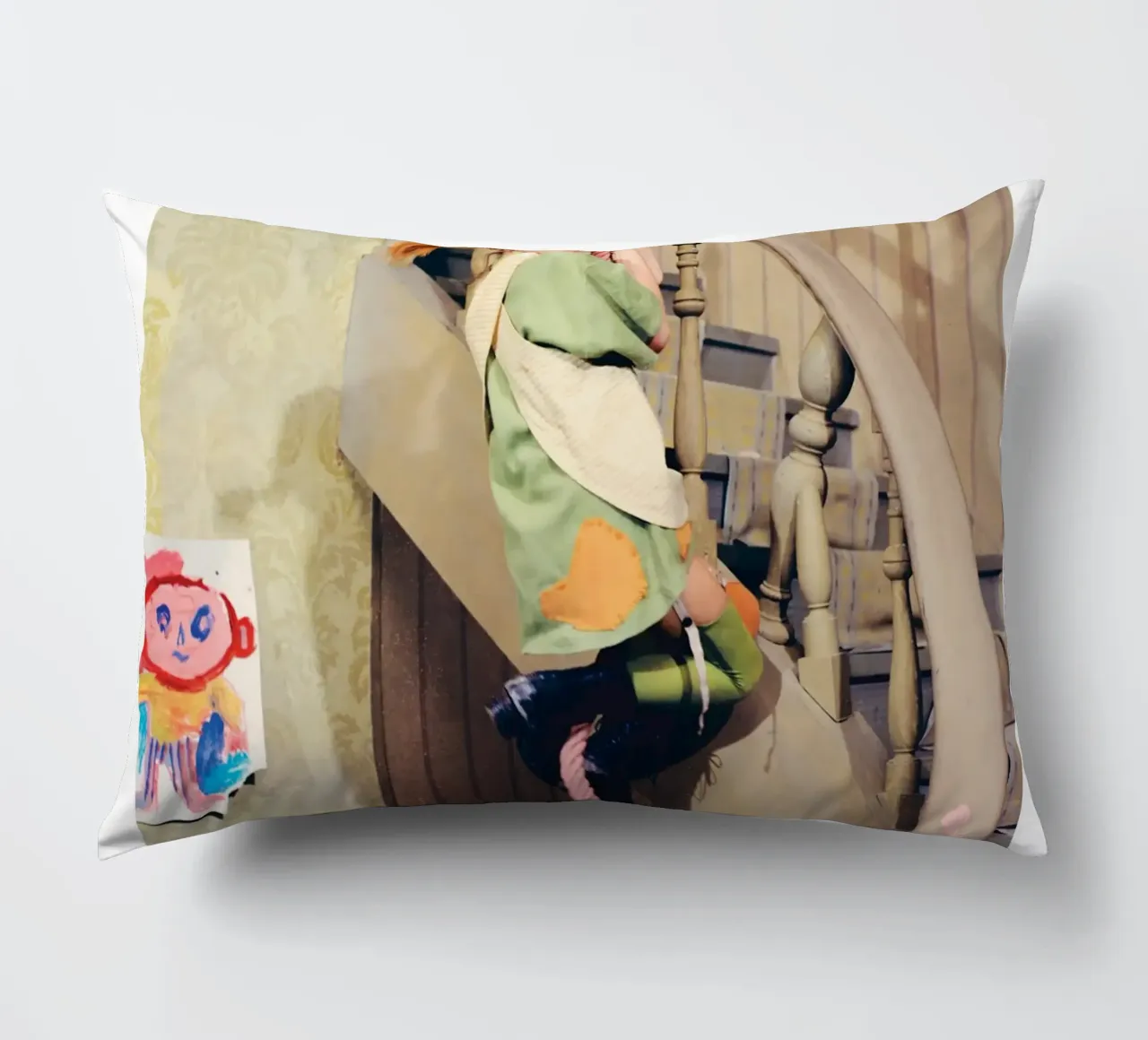 Poster per l'arrampicata di Pippi Calzelunghe cuscino da wongka shop