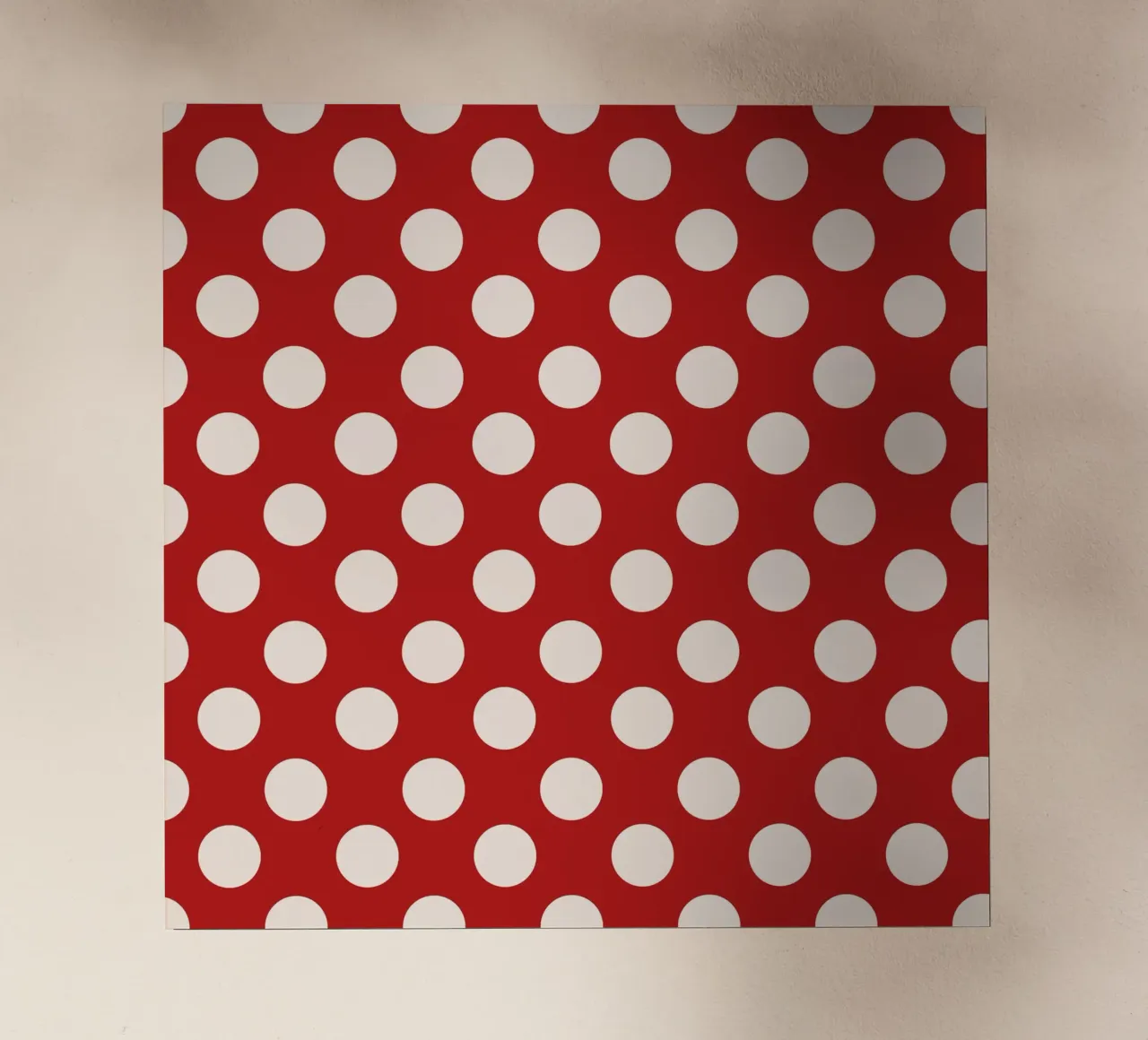 Polka dots on red pellicola backlit da TijanaArtStudio88