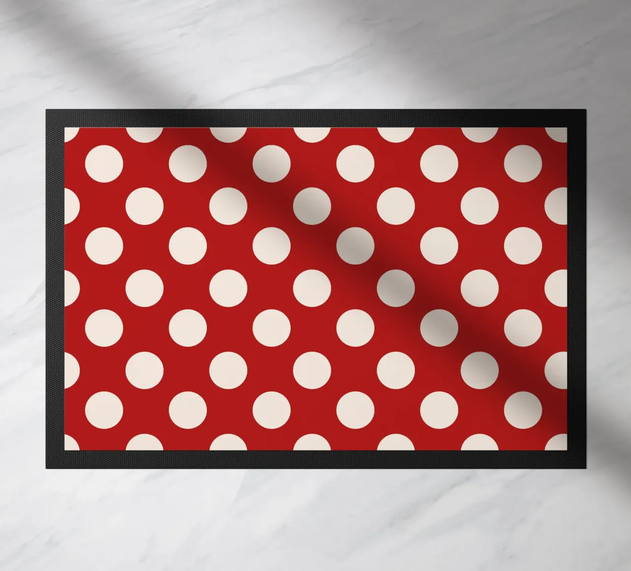 Polka dots on red zerbino da TijanaArtStudio88