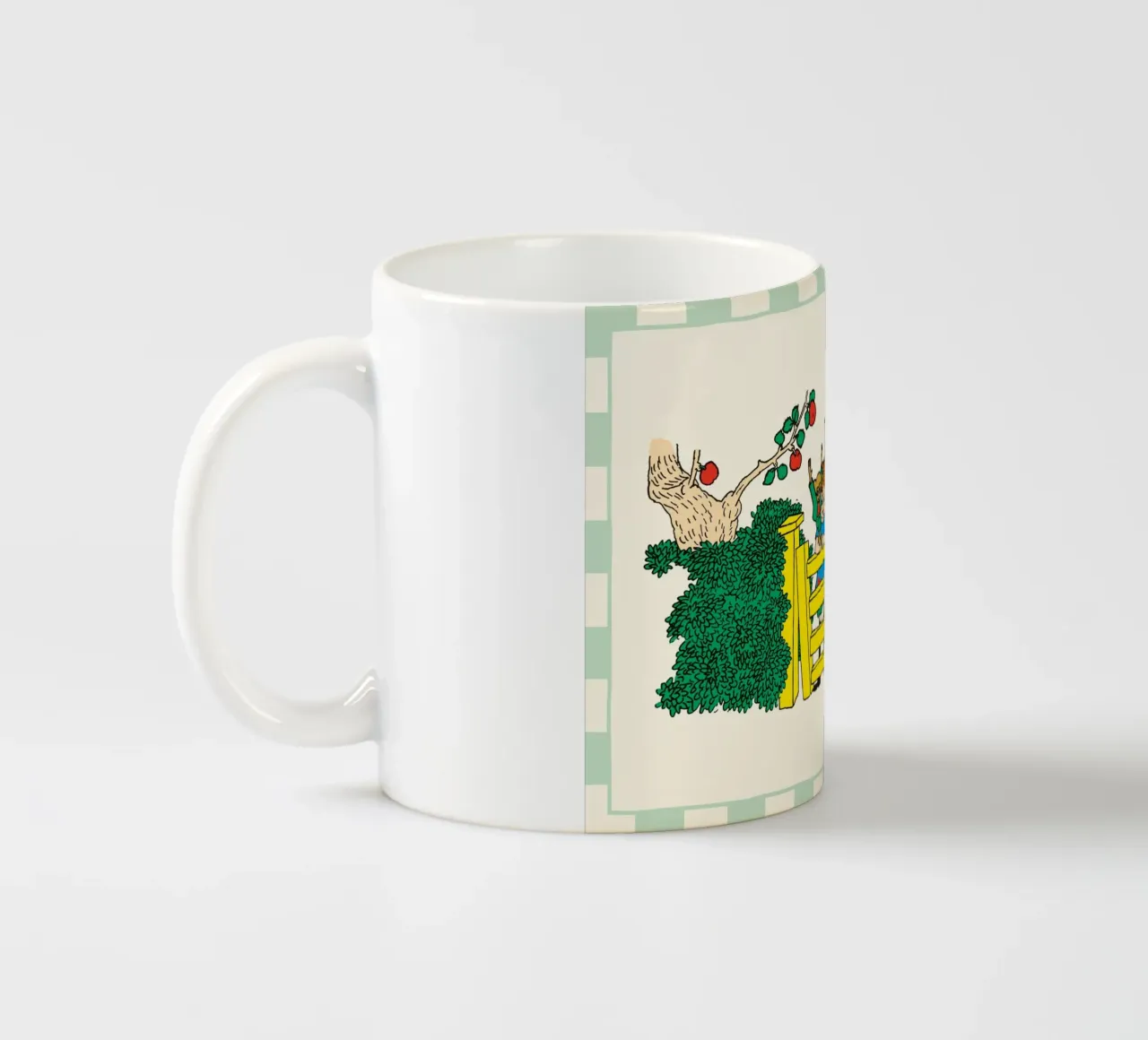 Poster di Pippi Calzelunghe in giardino tazza in ceramica da wongka shop