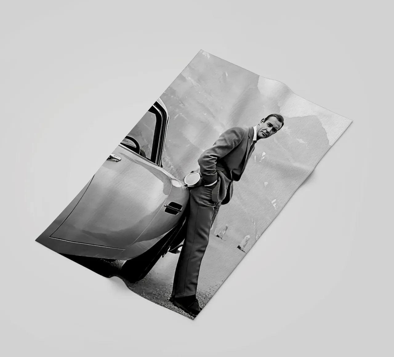 Poster di Sean Connery telo mare da wongka shop