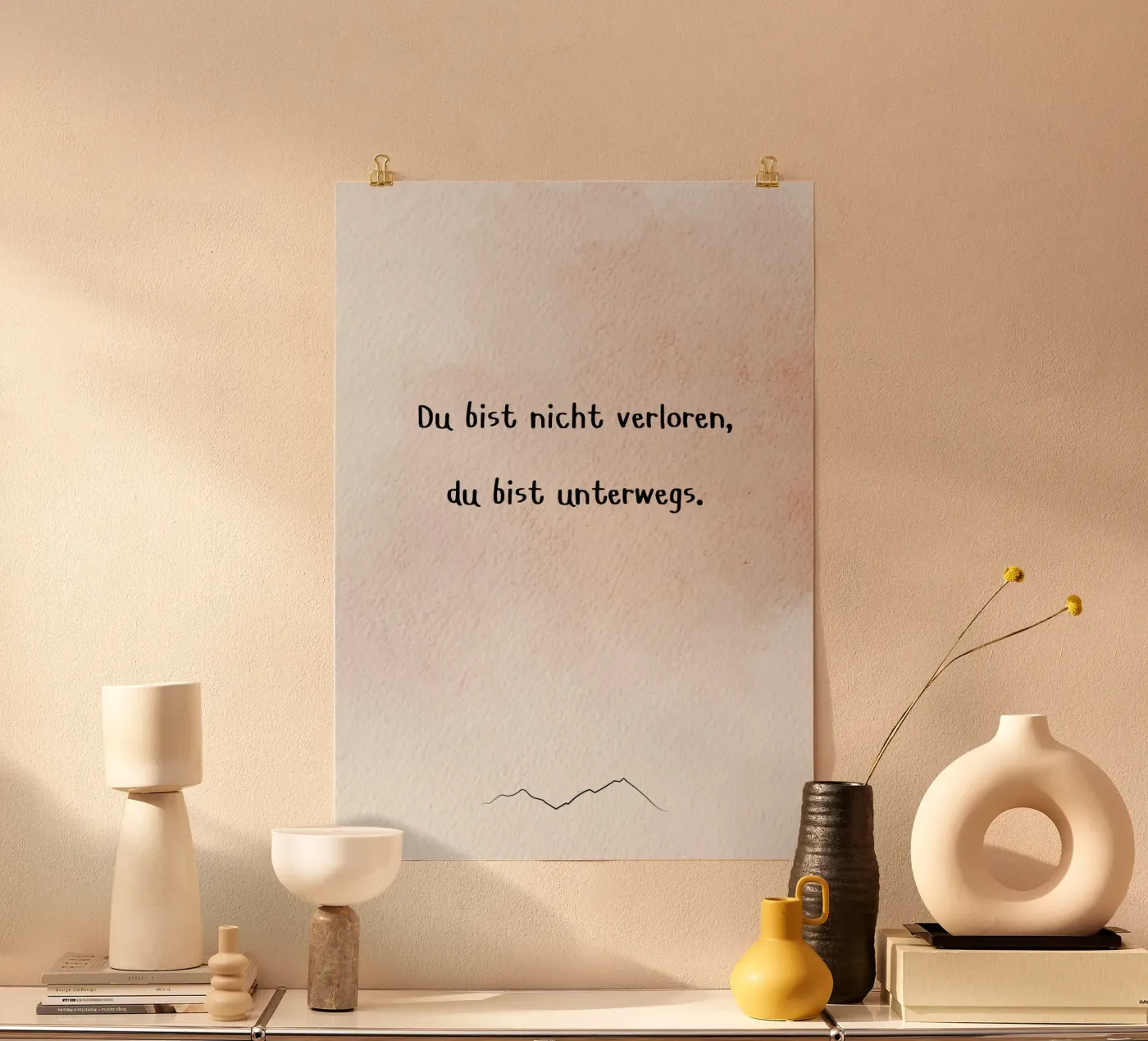 Unterwegs poster da isabels_wunderwelt_digital_art