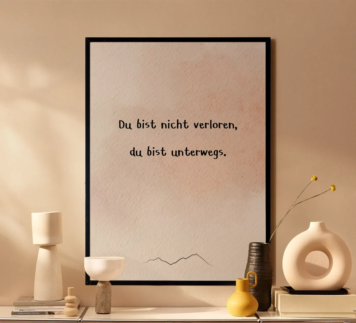 Unterwegs poster da isabels_wunderwelt_digital_art