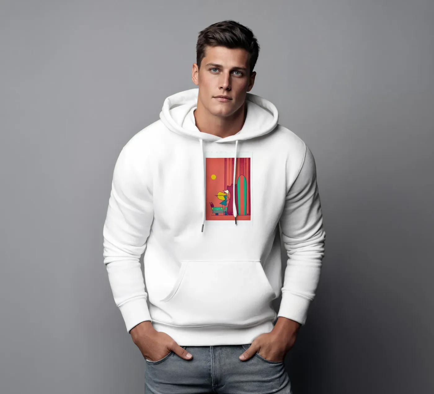 SURF felpa con cappuccio da Ale Giorgini