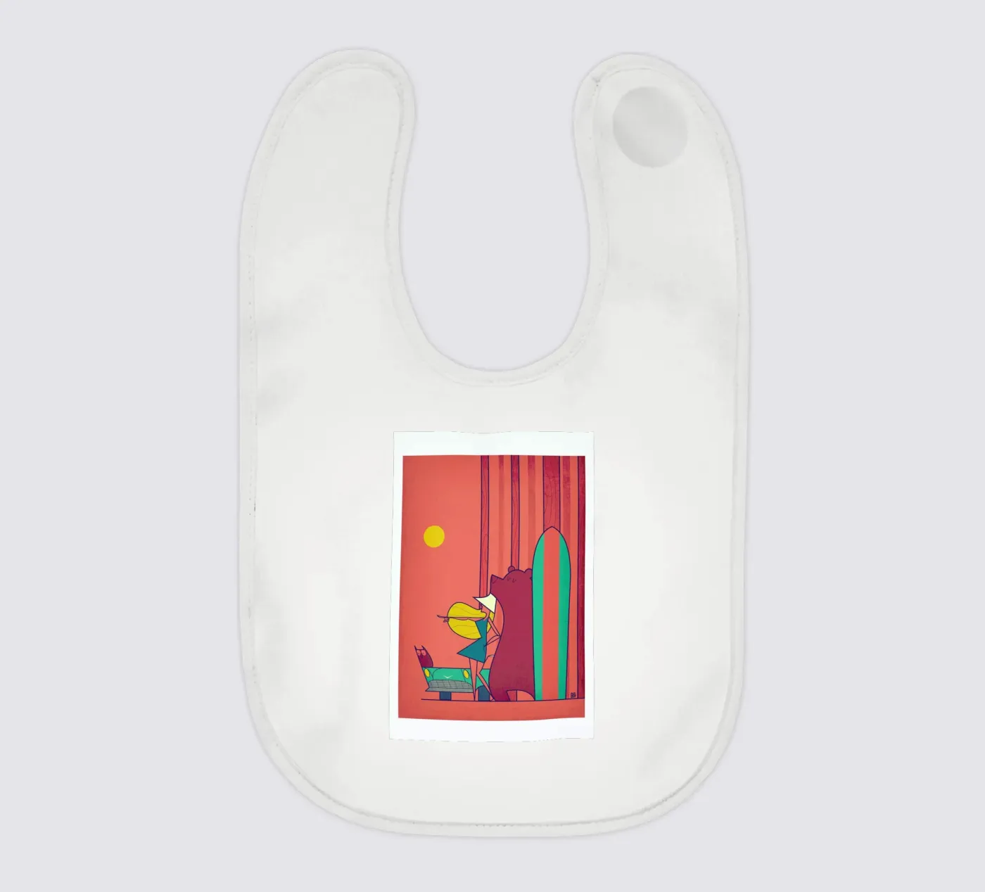 SURF baby slabbetje van Ale Giorgini