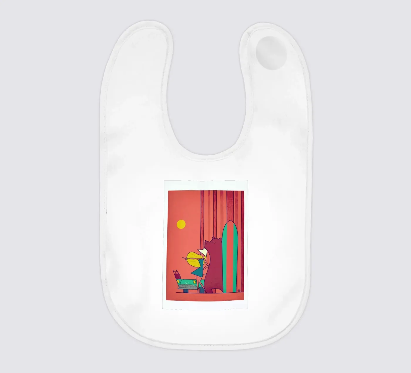 SURF baby slabbetje van Ale Giorgini