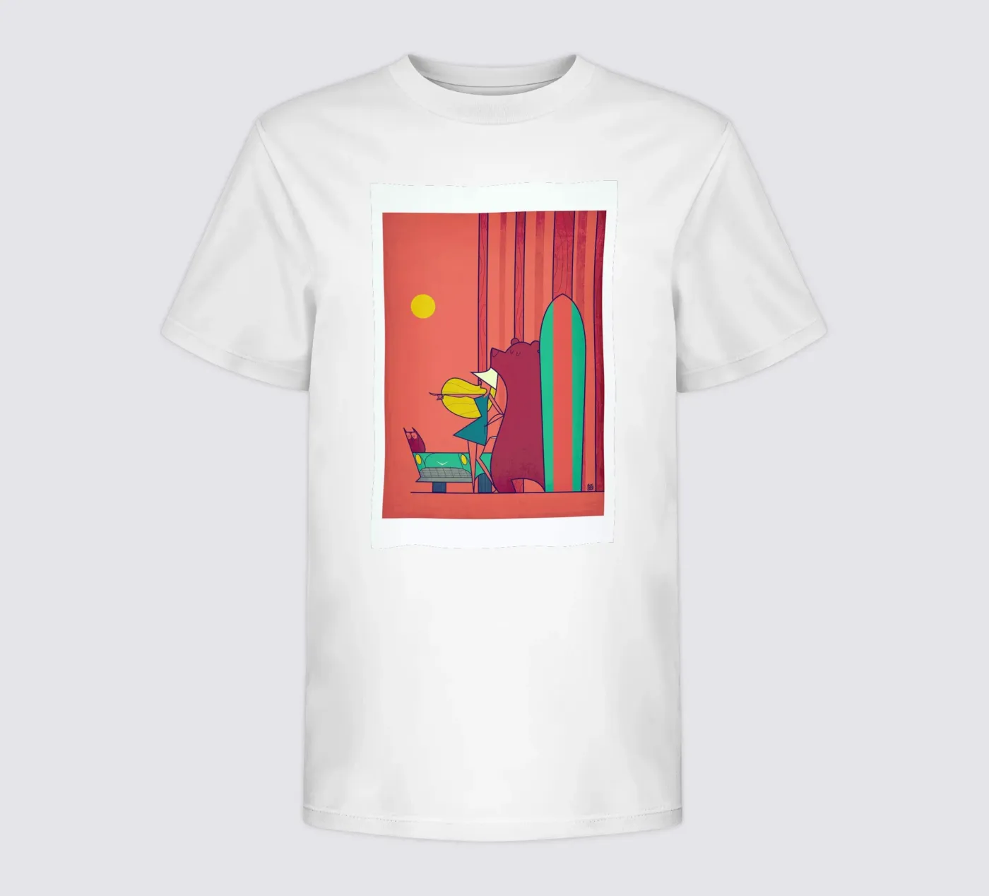 SURF kinder t-shirt van Ale Giorgini