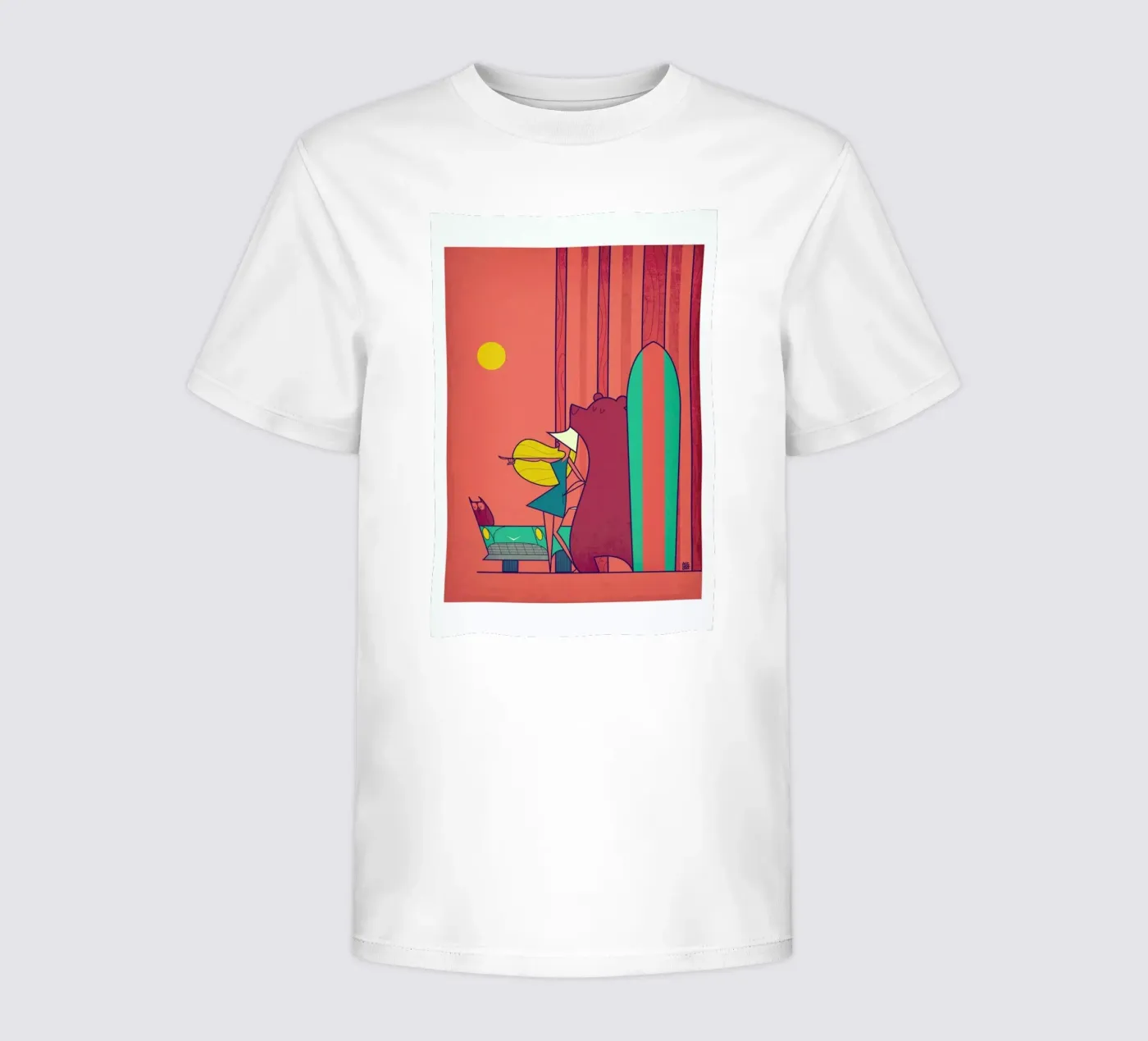 SURF kinder t-shirt van Ale Giorgini
