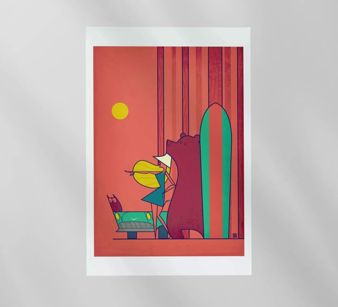 SURF pellicola backlit da Ale Giorgini