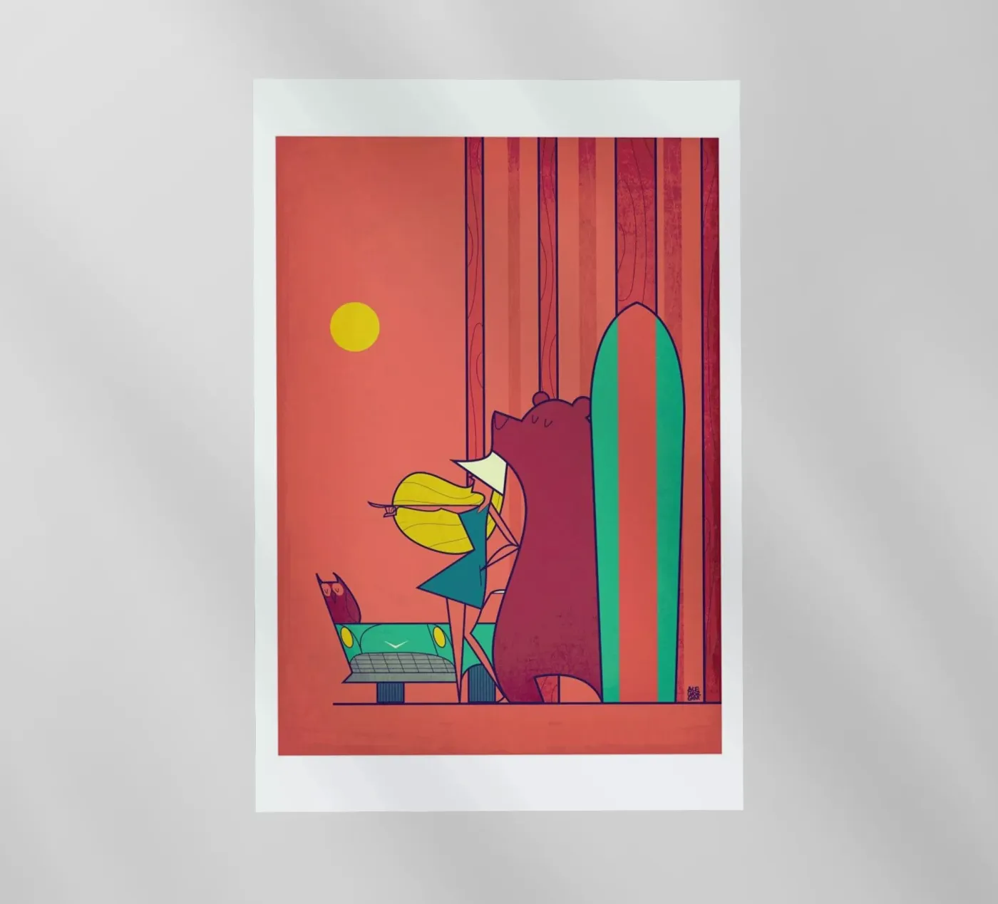 SURF pellicola backlit da Ale Giorgini