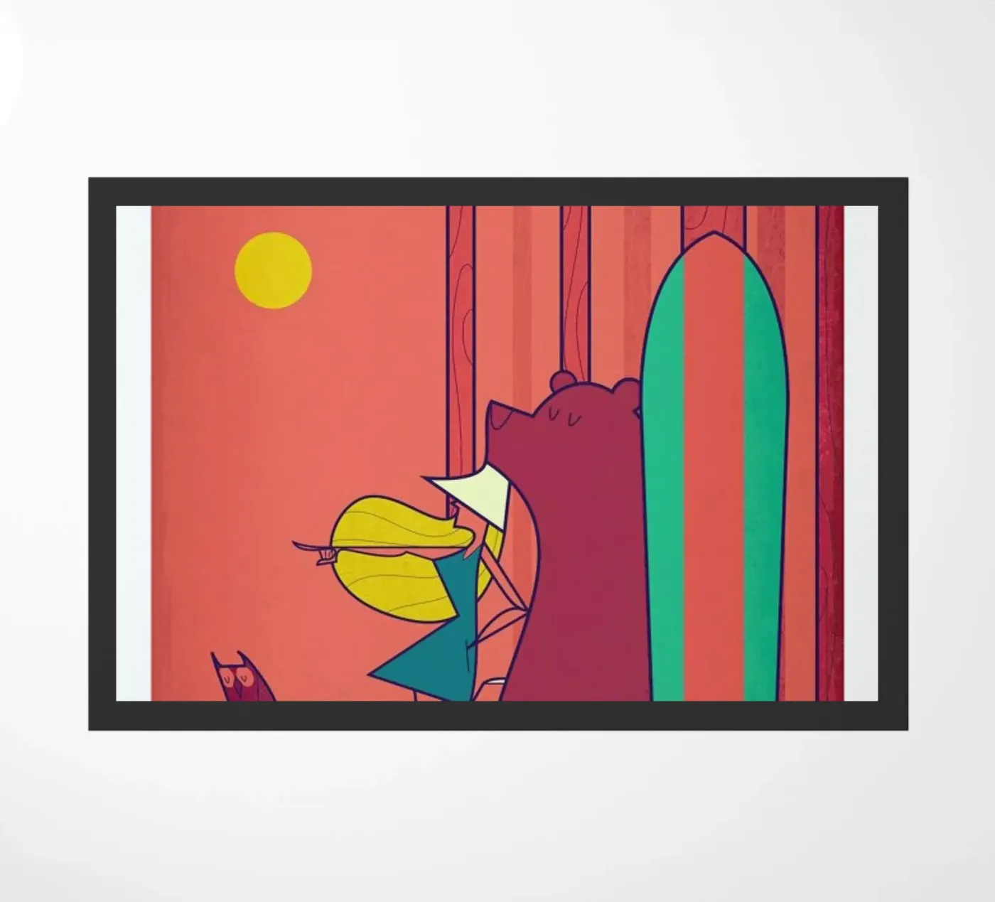 SURF Fußmatte von Ale Giorgini