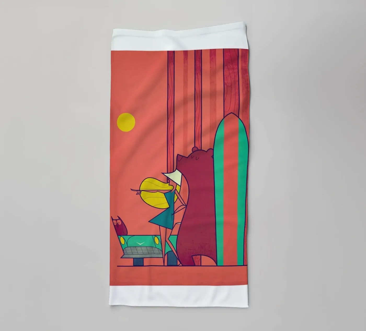 SURF towel by Ale Giorgini