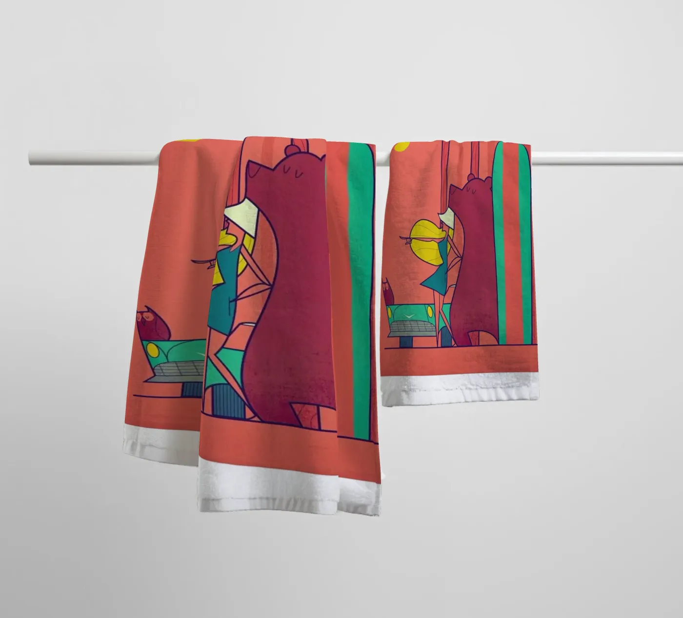 SURF Handtuch von Ale Giorgini
