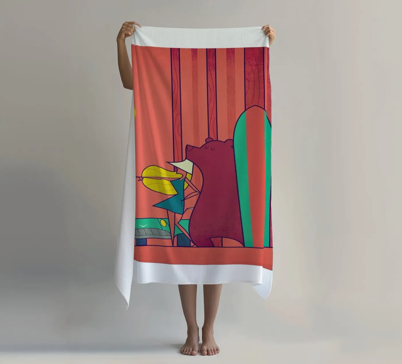 SURF strandhanddoek van Ale Giorgini