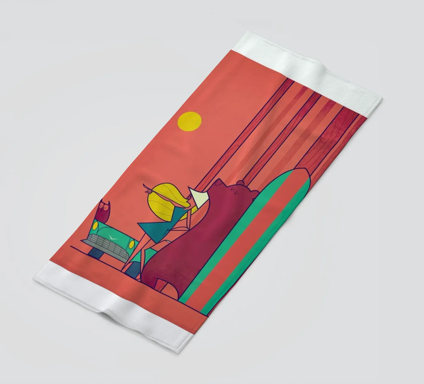 SURF strandhanddoek van Ale Giorgini