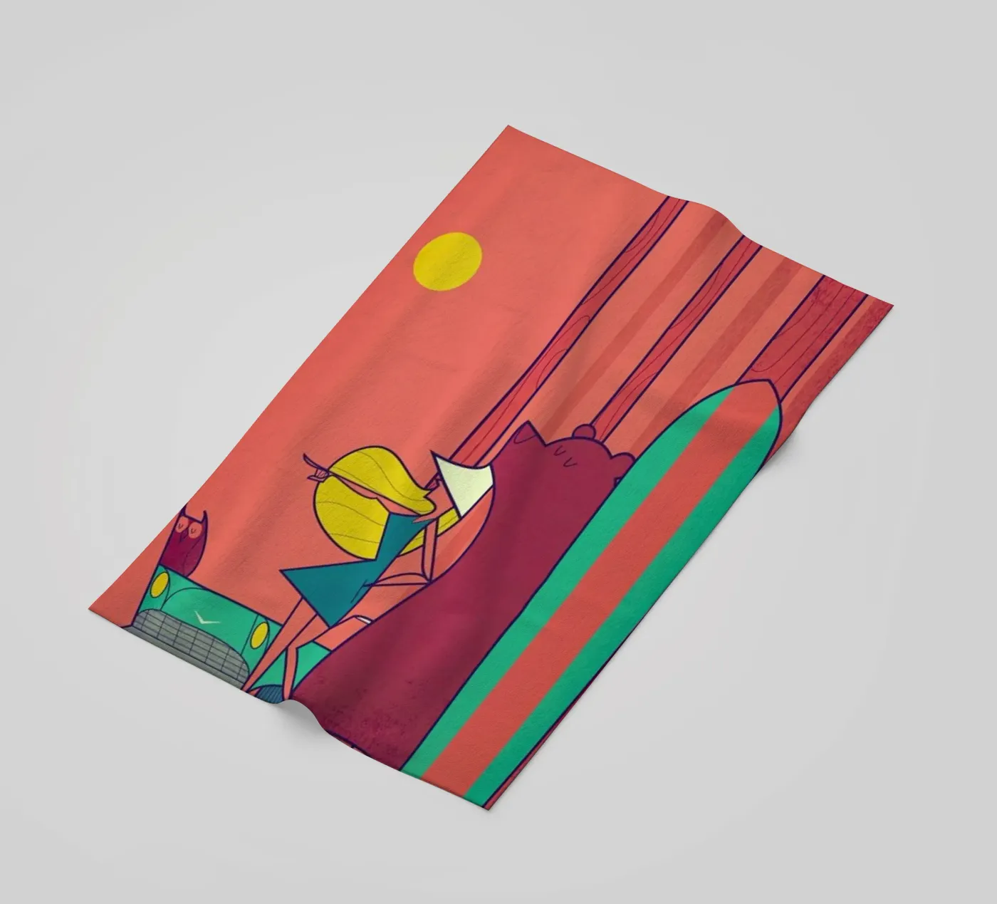SURF strandhanddoek van Ale Giorgini