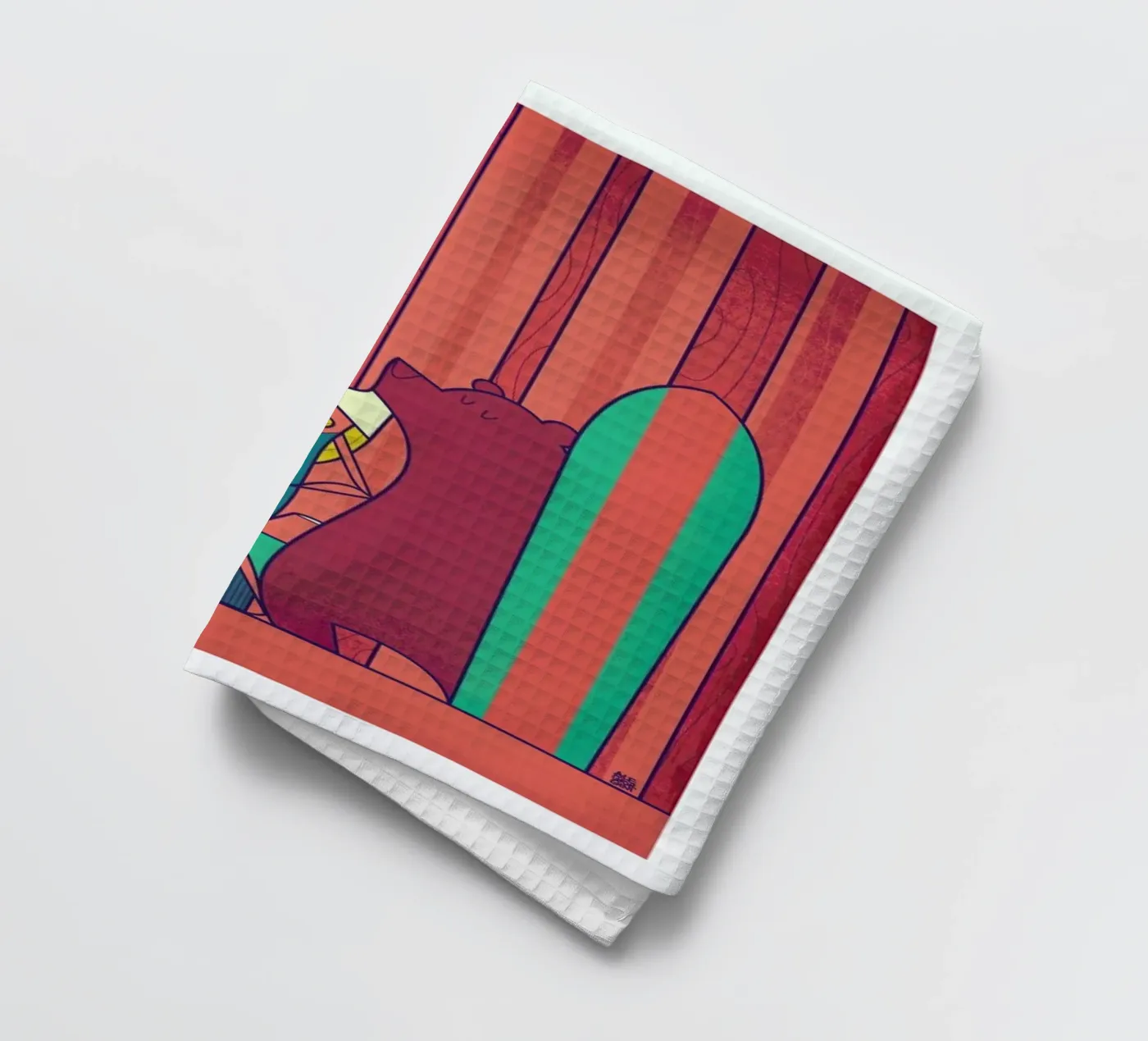 SURF theedoek van Ale Giorgini