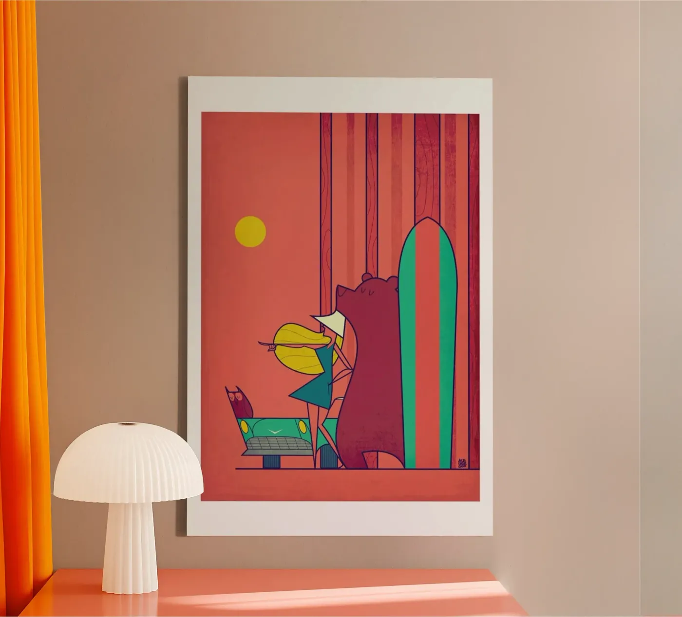 SURF canvas by Ale Giorgini