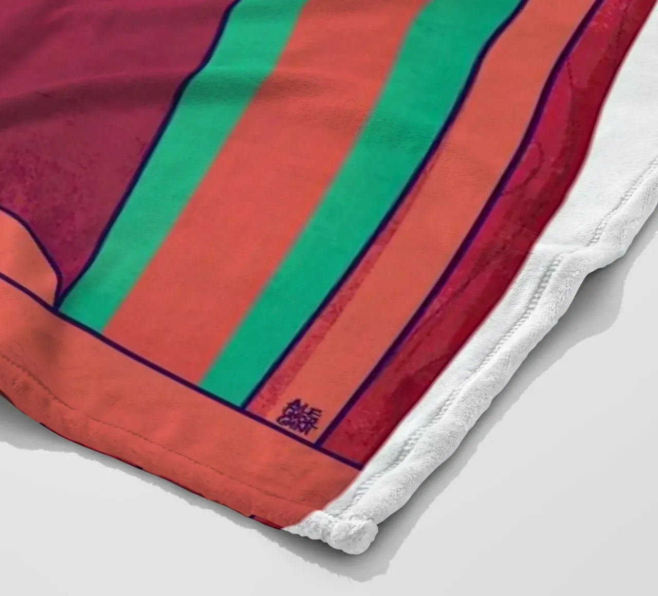 SURF Fleecedecke von Ale Giorgini