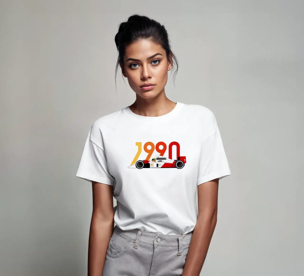 Auto da corsa di Formula 1990 t-shirt da Mariel Toigo