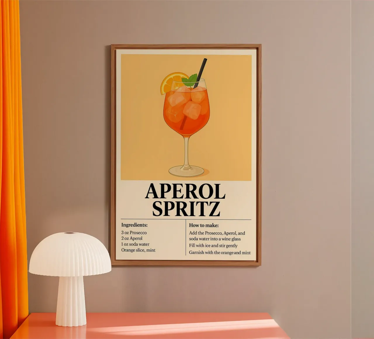 How to make Aperol Spritz alluminio dibond da KevKon