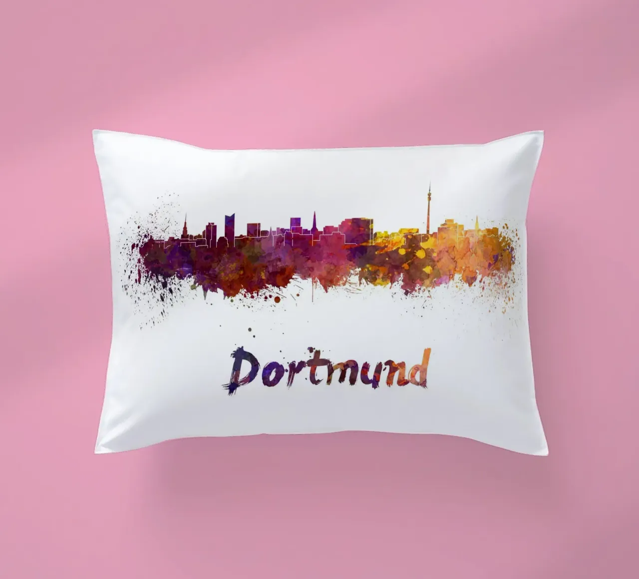 Lo skyline di Dortmund cuscino da 🎨 Point and Art