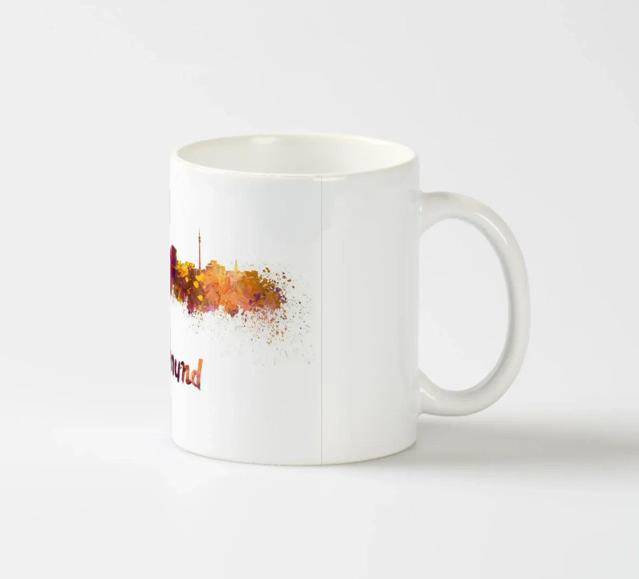 Lo skyline di Dortmund tazza in ceramica da 🎨 Point and Art