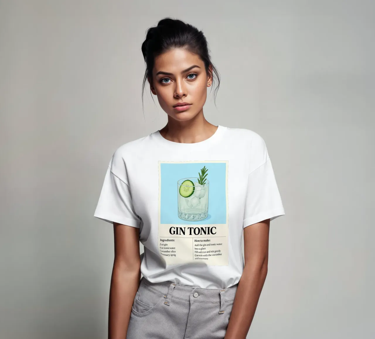 How to make Gin Tonic t-shirt da KevKon