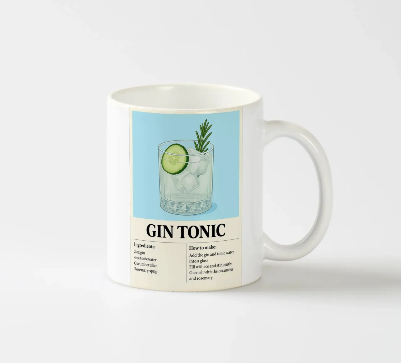 How to make Gin Tonic tazza in ceramica da KevKon