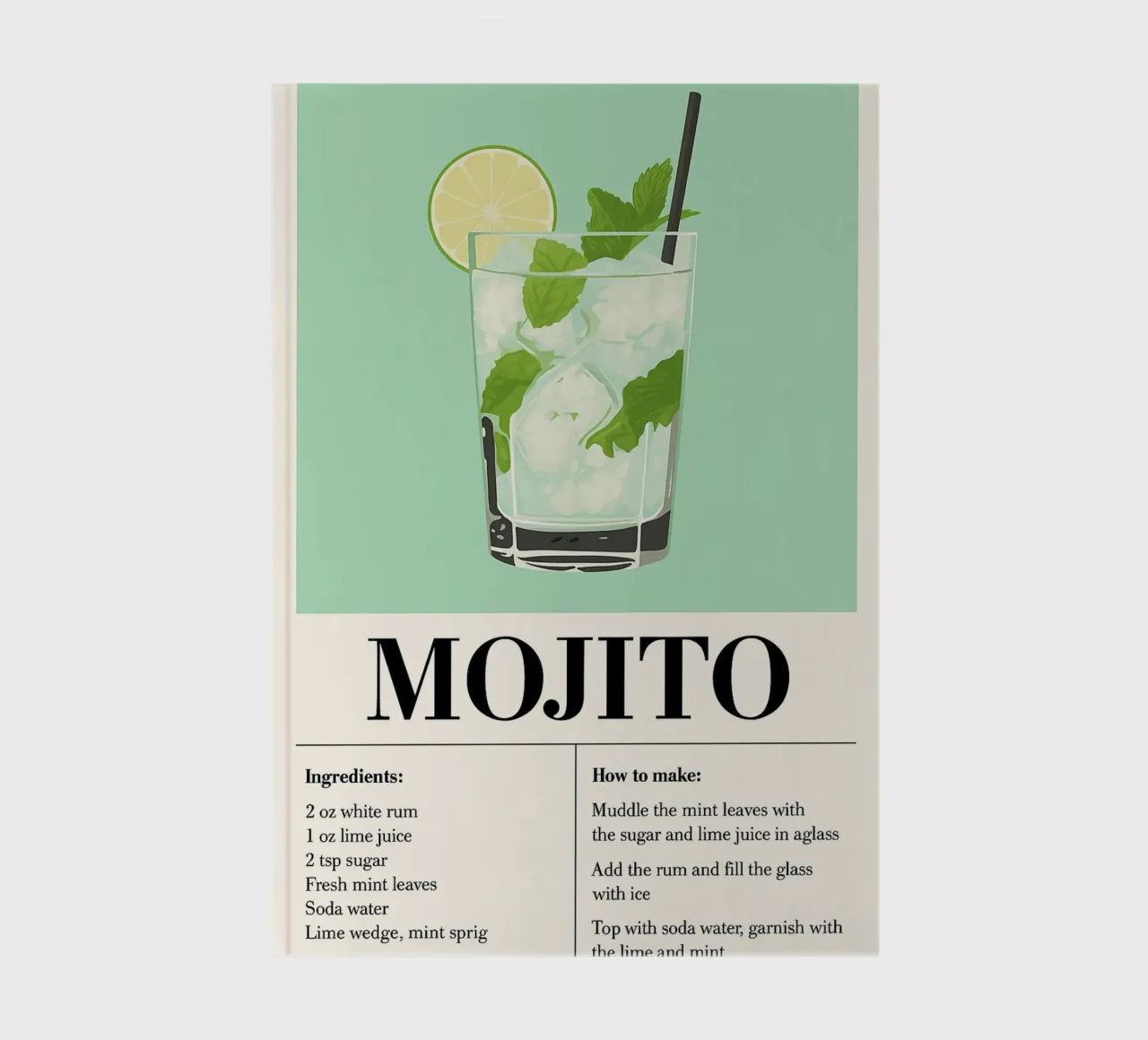 How to make Mojito notebook by KevKon