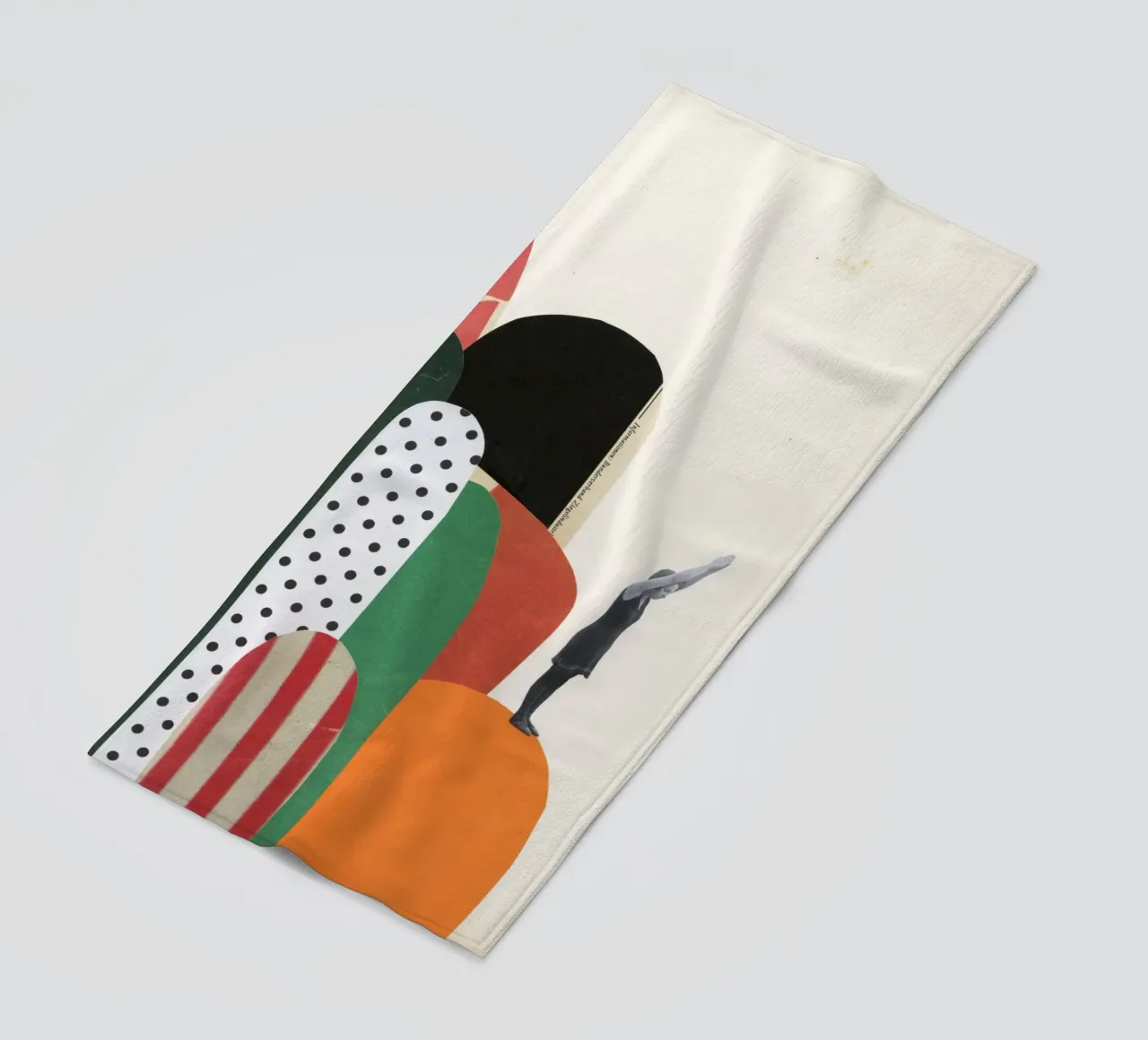 Immersione in roccia II telo mare da Cassia Beck Collage