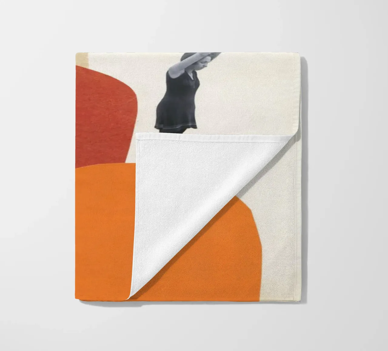 Immersione in roccia II telo mare da Cassia Beck Collage