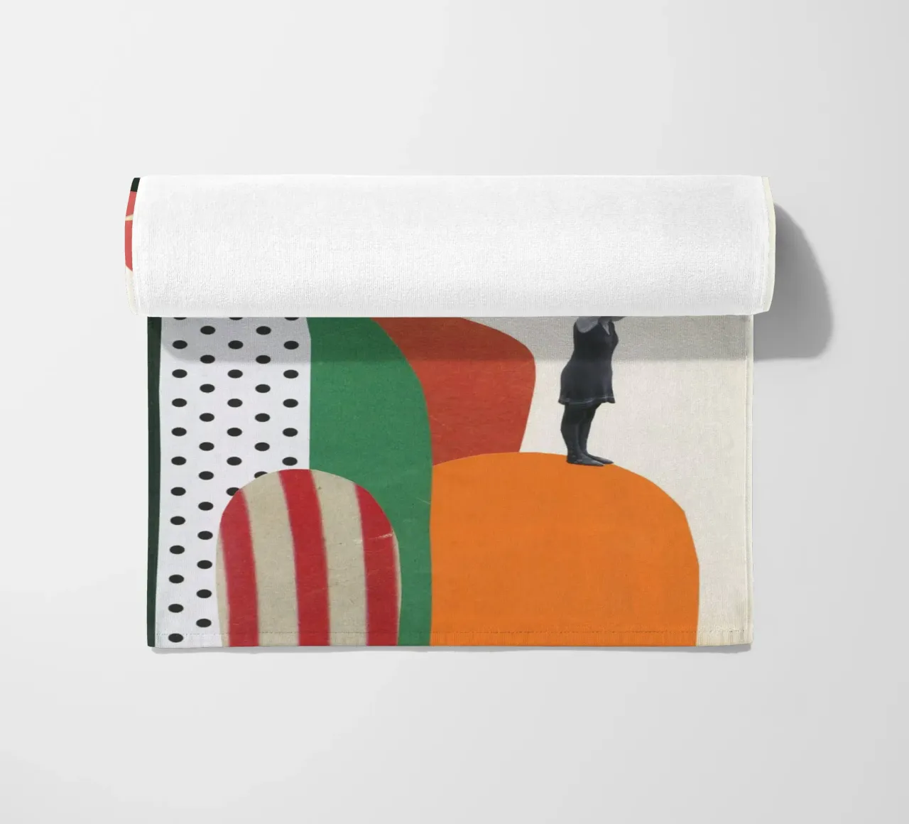 Immersione in roccia II telo mare da Cassia Beck Collage