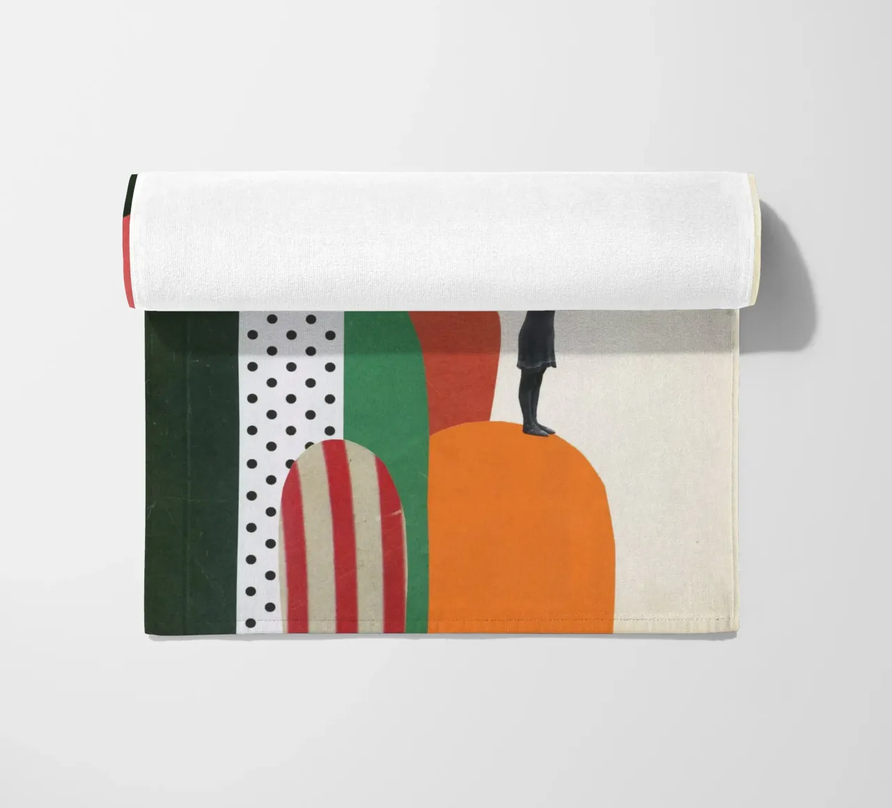 Immersione in roccia II telo mare da Cassia Beck Collage