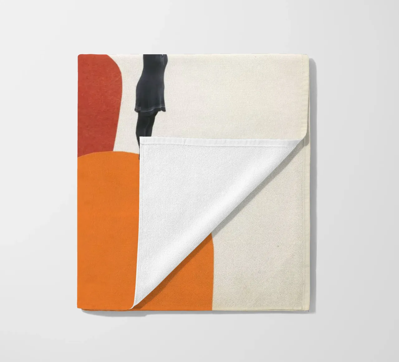 Immersione in roccia II telo mare da Cassia Beck Collage