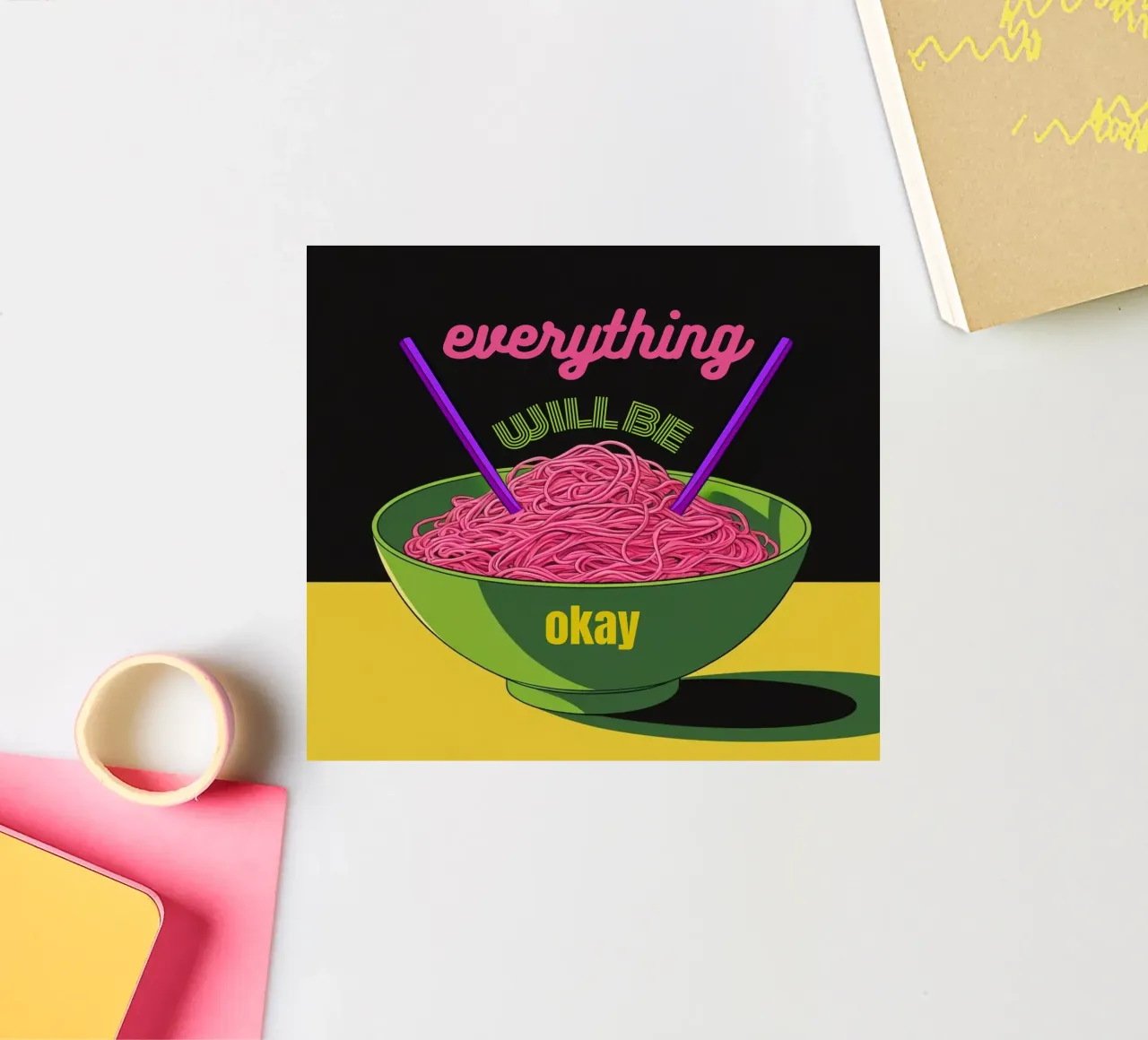 everything will be okay sticker by fummelhummel