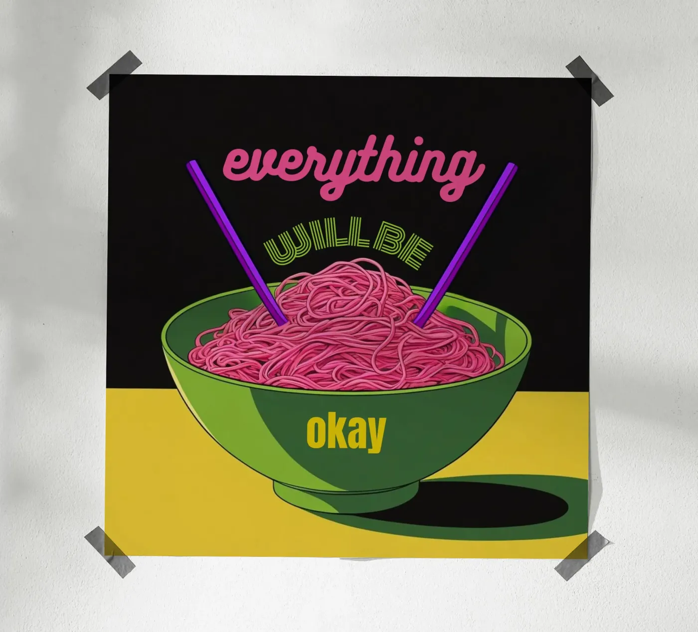 everything will be okay poster by fummelhummel