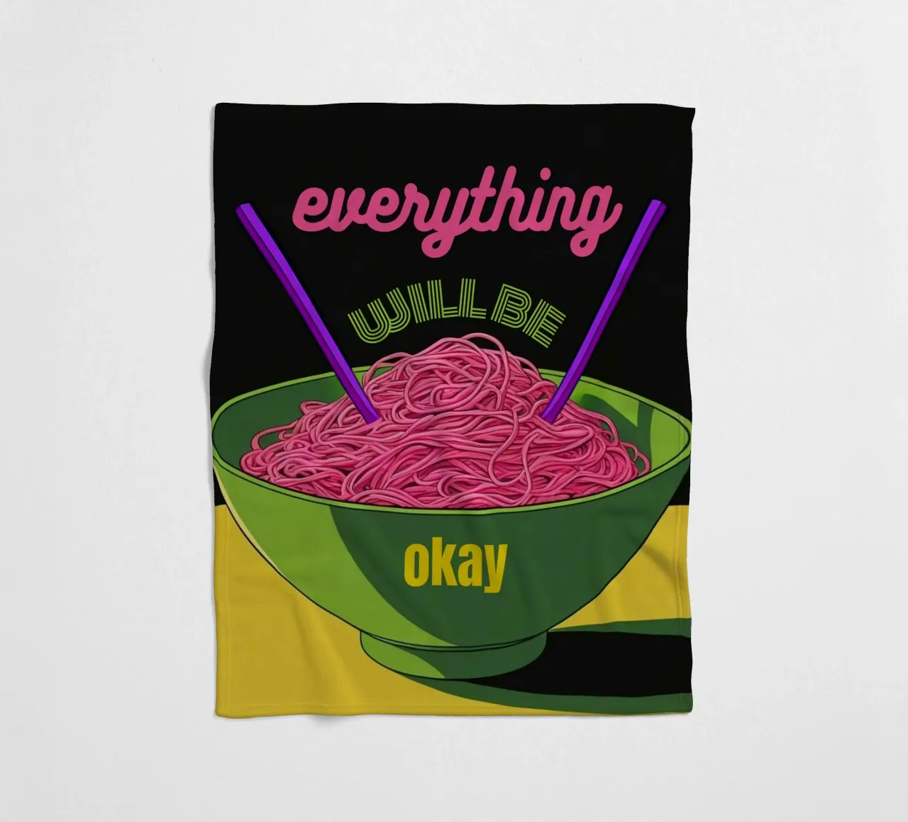 everything will be okay fleecedeken van fummelhummel