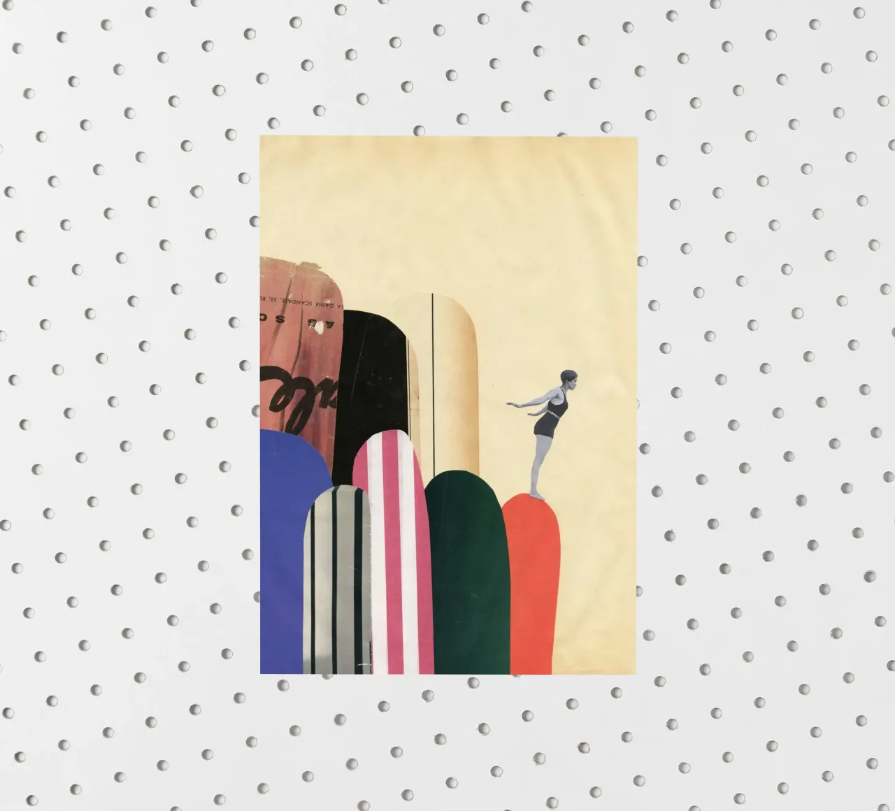 Rock Diving III sticker by Cassia Beck Collage