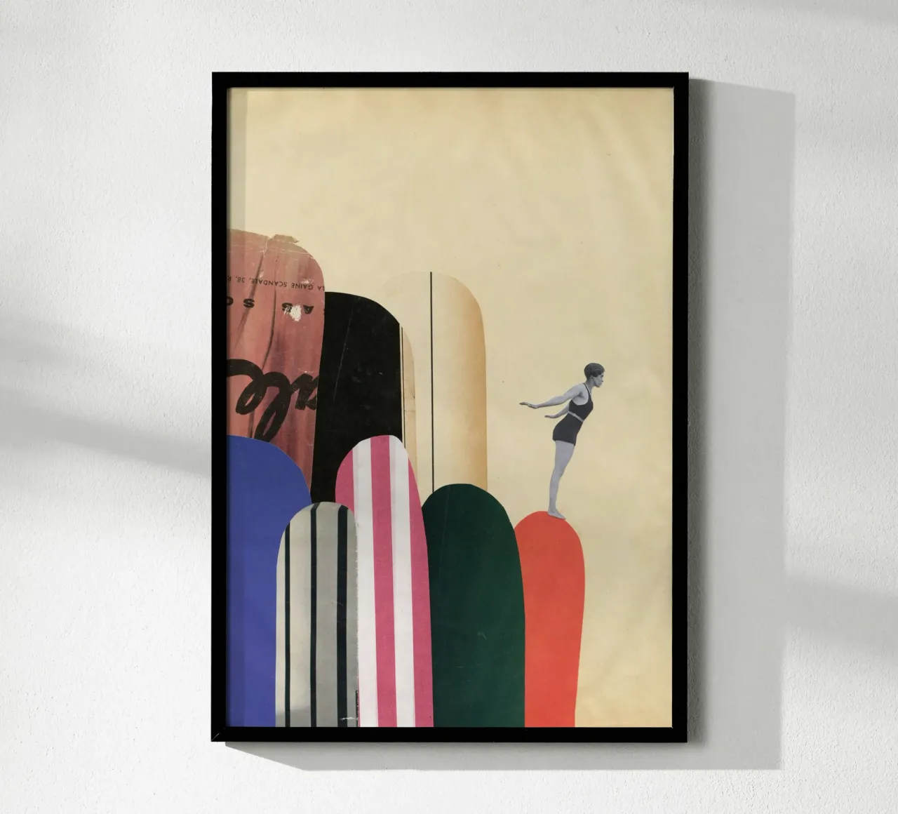 Immersione in roccia III poster da Cassia Beck Collage